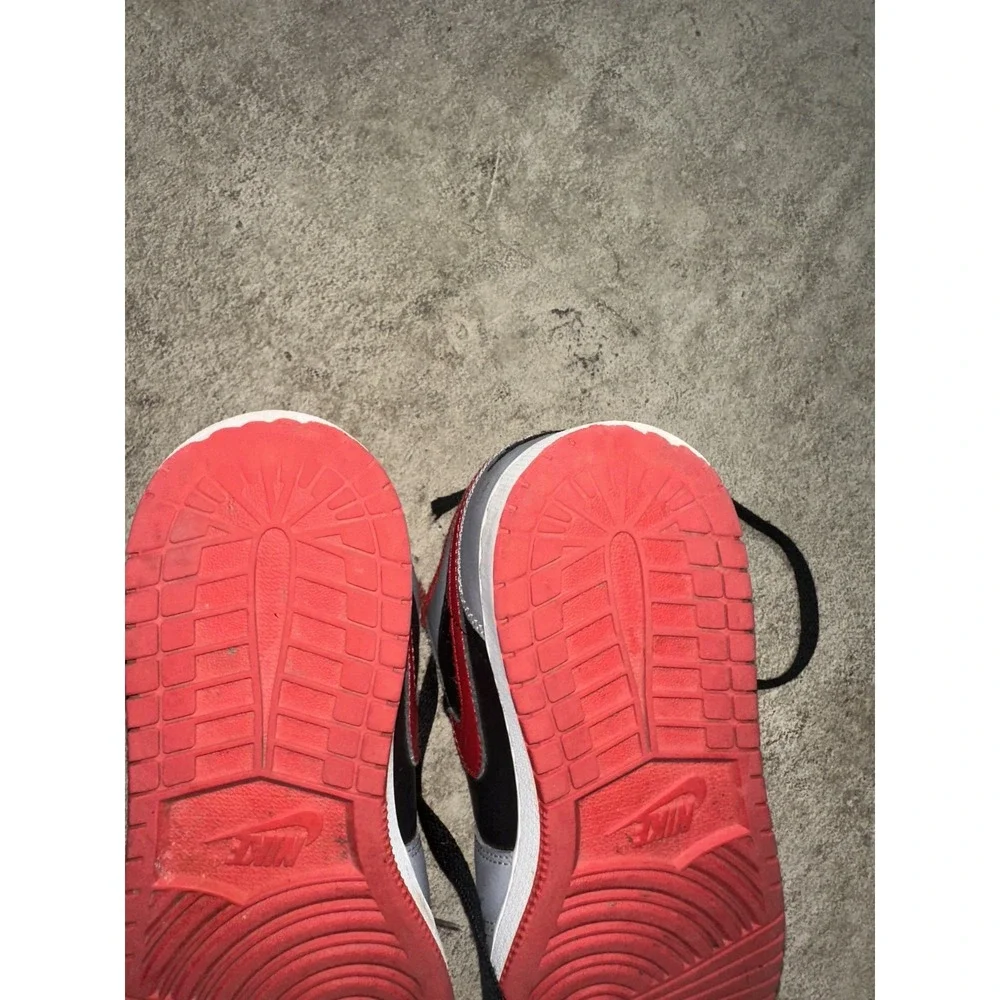 Nike Jordan 1 Low Cement Fire Red Shoes 553560-060 GS 4 /WMNS 5.5‎